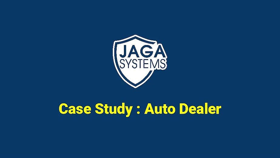 JAGA - case study - Auto dealer